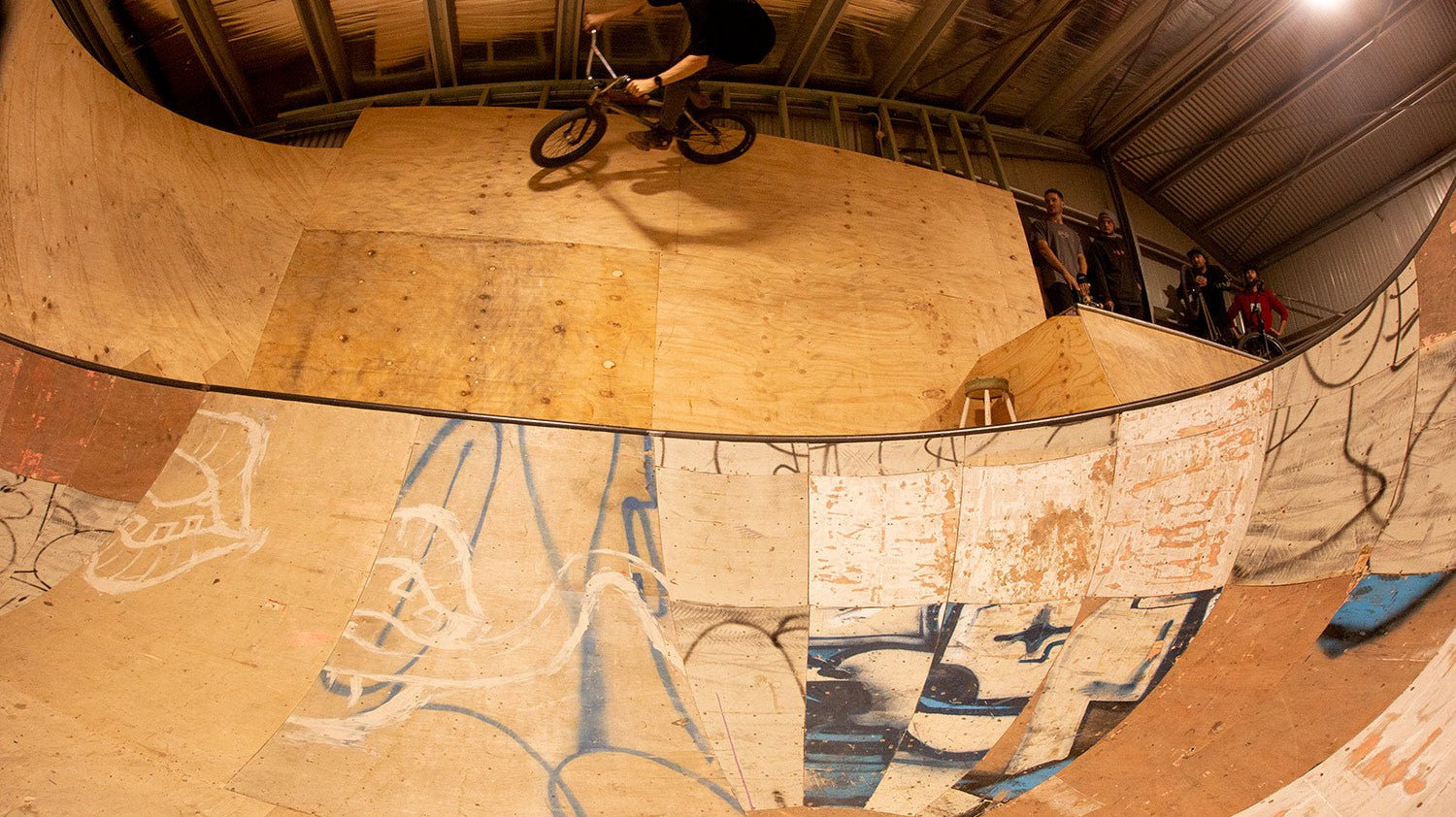 Building an amazing indoor backyard bowl - Valley View jam 2021 video - Back Bone BMX