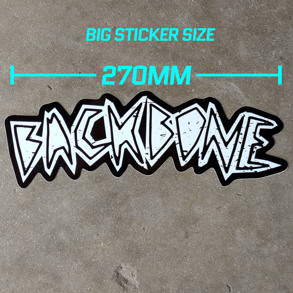 Backbone BMX Die Cut Logo Sticker | Buy now at Australia's #1 BMX Clothing brand