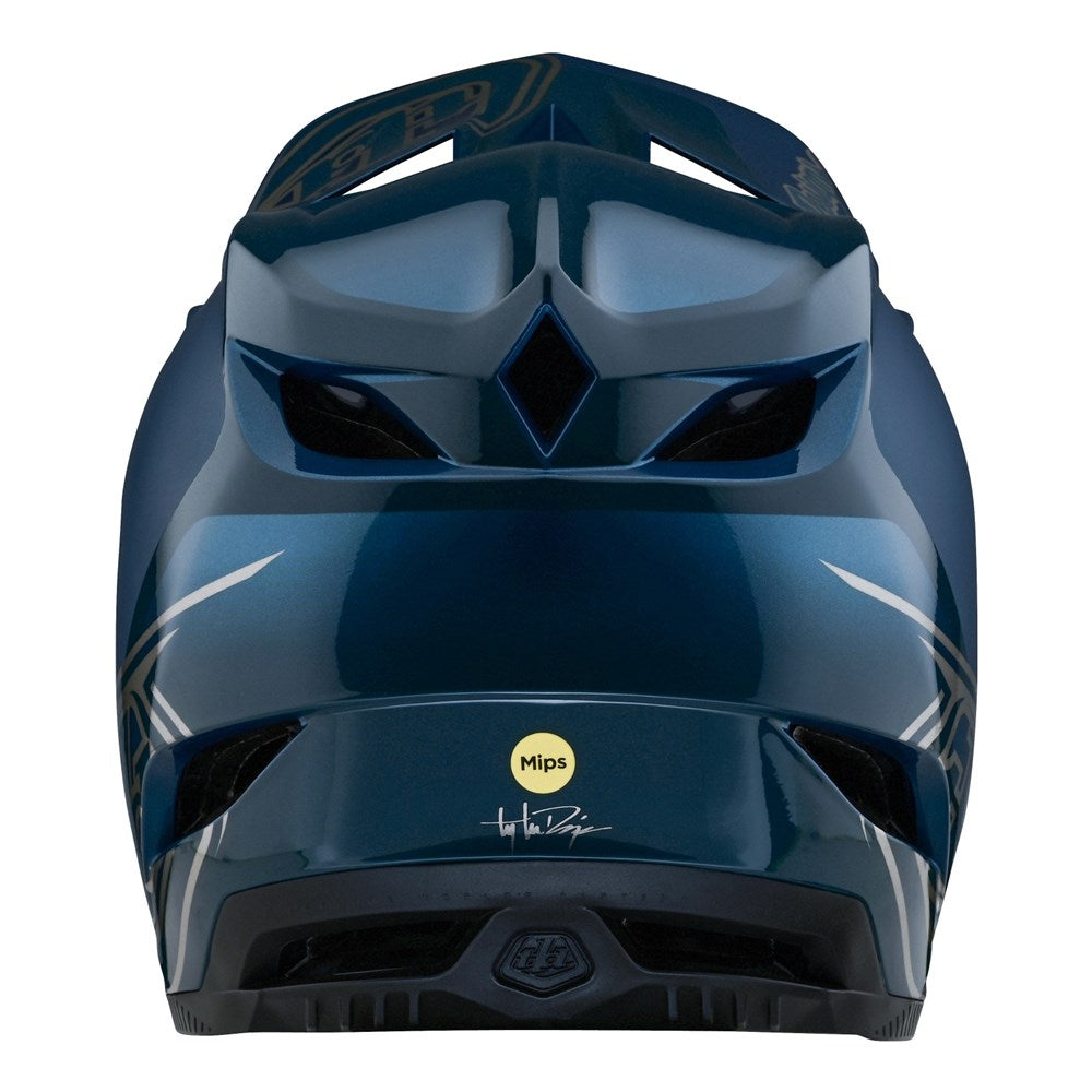 Troy Lee Designs D4 Polyacrylite Mips Helmet (2024) - Shadow Blue | Buy now at Australia's #1 BMX shop