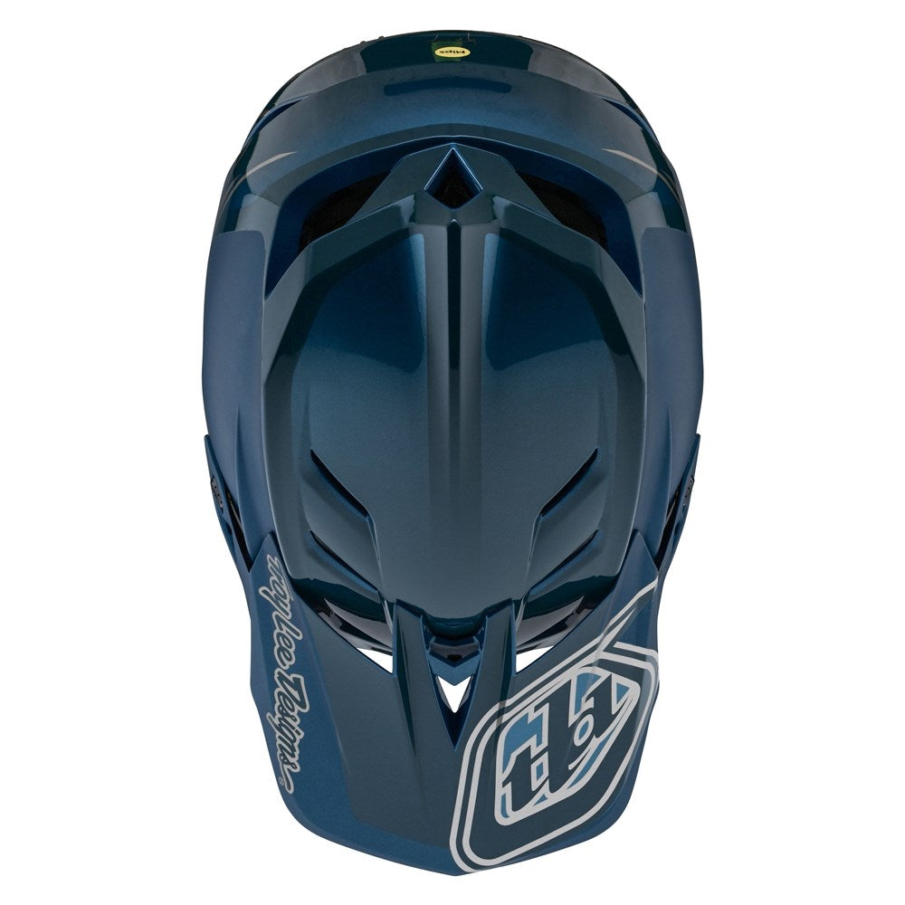 Troy Lee Designs D4 Polyacrylite Mips Helmet (2024) - Shadow Blue | Buy now at Australia's #1 BMX shop