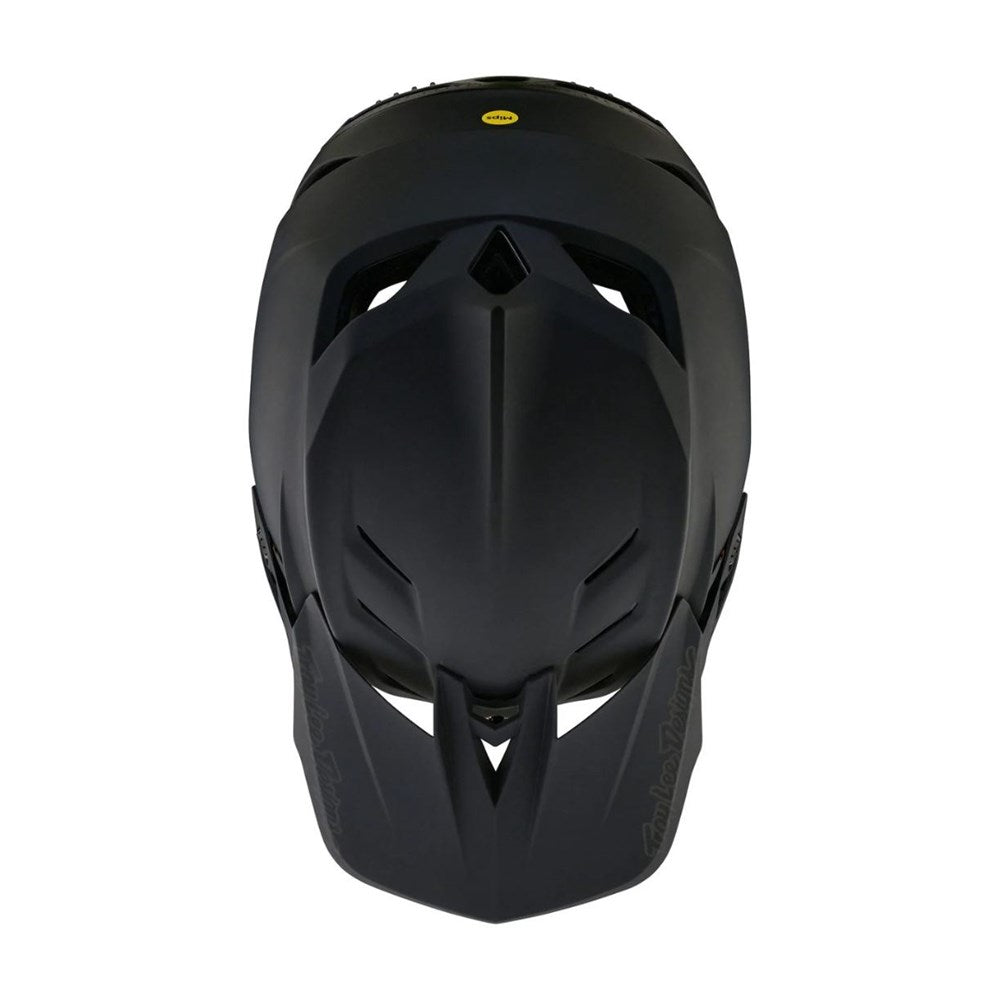 Troy Lee Designs D4 Polyacrylite Mips Helmet (2024) - Stealth Black | Buy now at Australia's #1 BMX shop