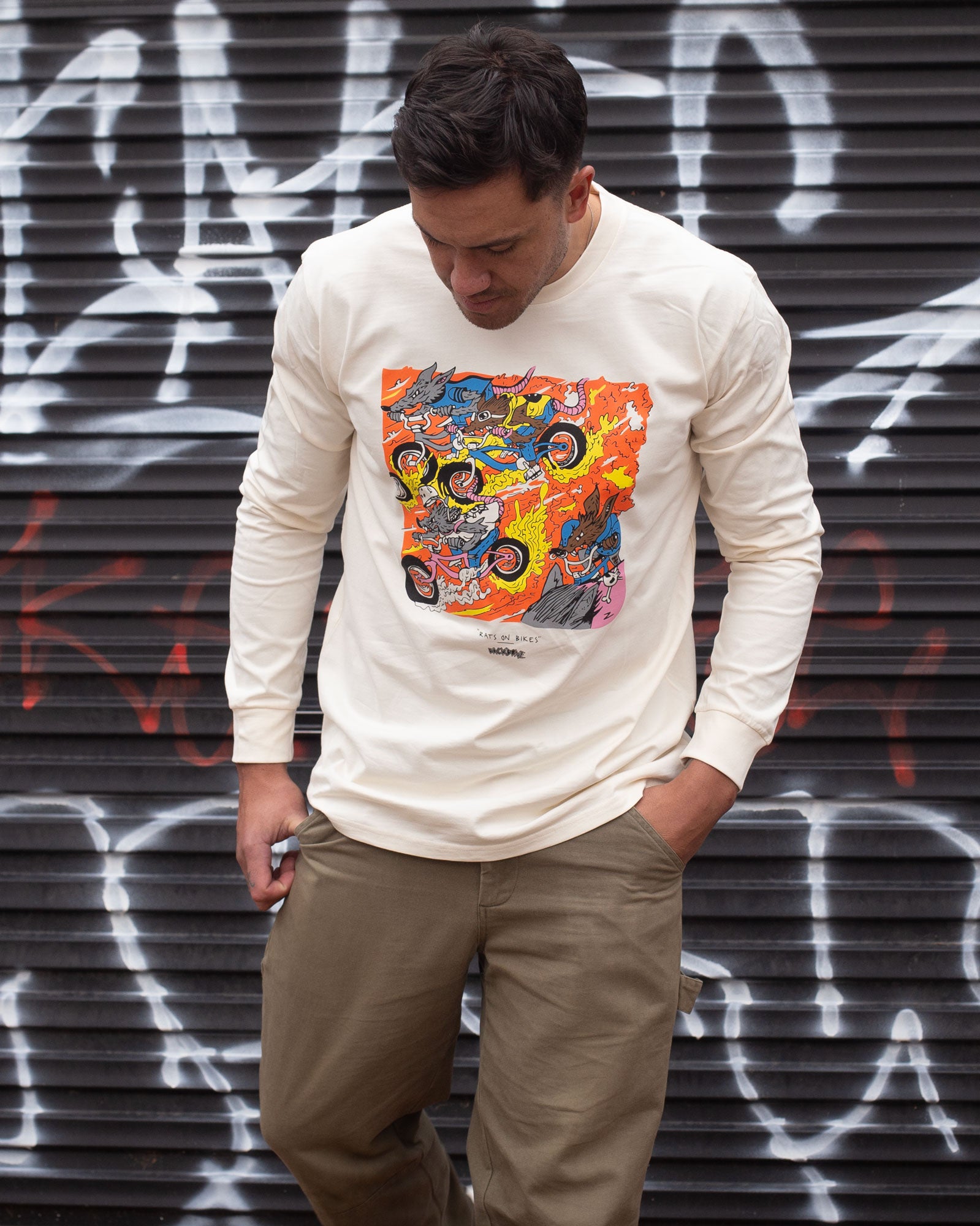 Rats On Bikes Long Sleeve | Buy now at Australia's #1 BMX Clothing brand