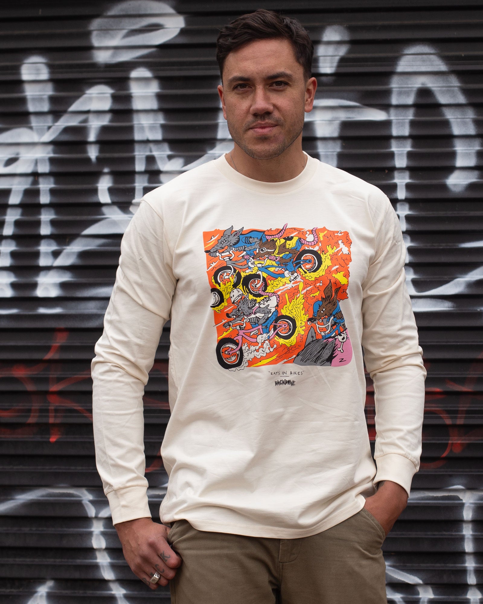 Rats On Bikes Long Sleeve | Buy now at Australia's #1 BMX Clothing brand