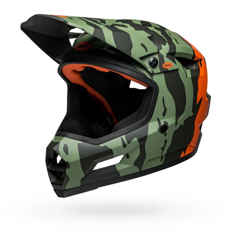 Bell Sanction 2 DLX Mips Helmet - Ravine Dark Green/Orange | Buy now at Australia's #1 BMX shop