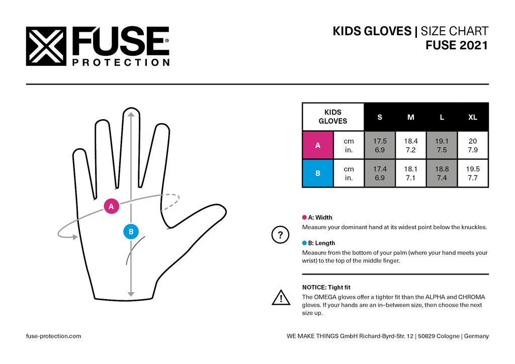 Fuse Chroma KO Gloves | Buy now at Australia's #1 BMX shop