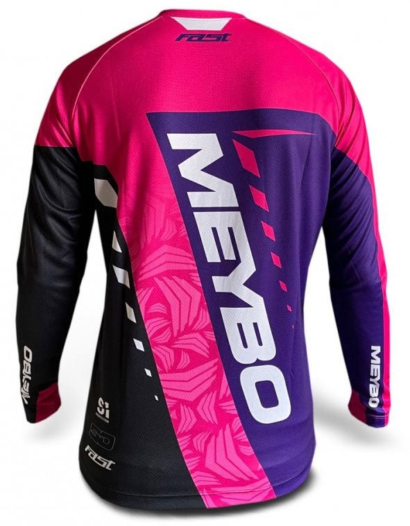 Meybo BMX Race Jersey - V5 Purple/Pink | Buy now at Australia's #1 BMX shop
