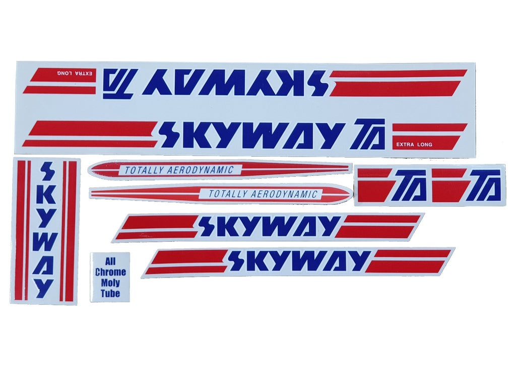 Skyway TA Sticker Set - Back Bone BMX