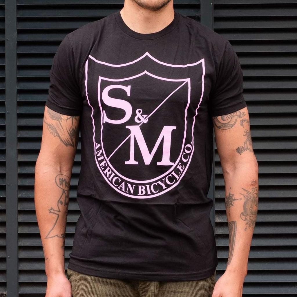 S&M Big Shield T-Shirt | Buy now at Australia's #1 BMX shop