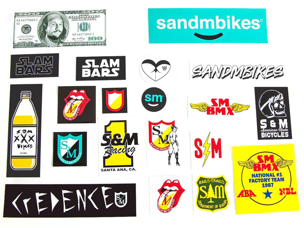 S&M Bikes Sticker Kit - 20 Pack | Buy now at Australia's #1 BMX shop