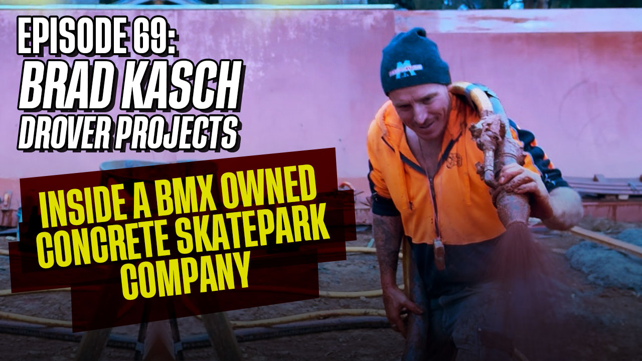 Brad Kasch, a BMXer building some of Australia's best concrete skateparks