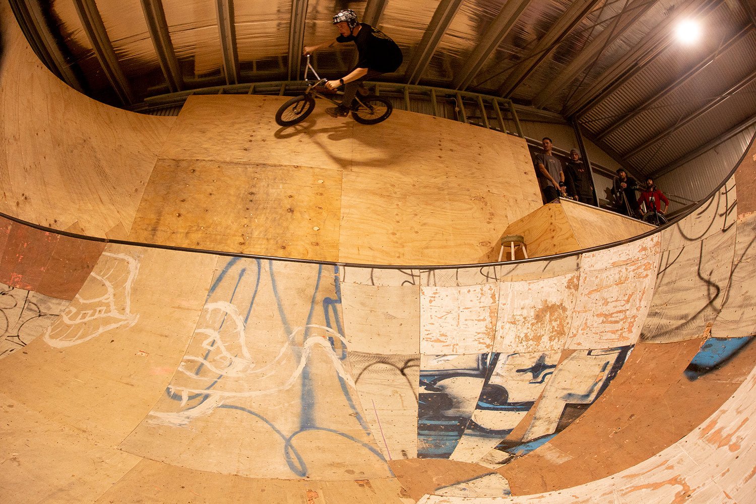 Building an amazing indoor backyard bowl - Valley View jam 2021 video - Back Bone BMX