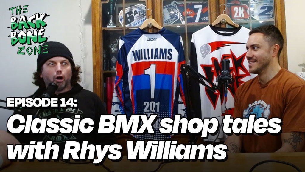 Classic BMX shop tales with Rhys Williams - Back Bone Zone Episode 14 - Back Bone BMX