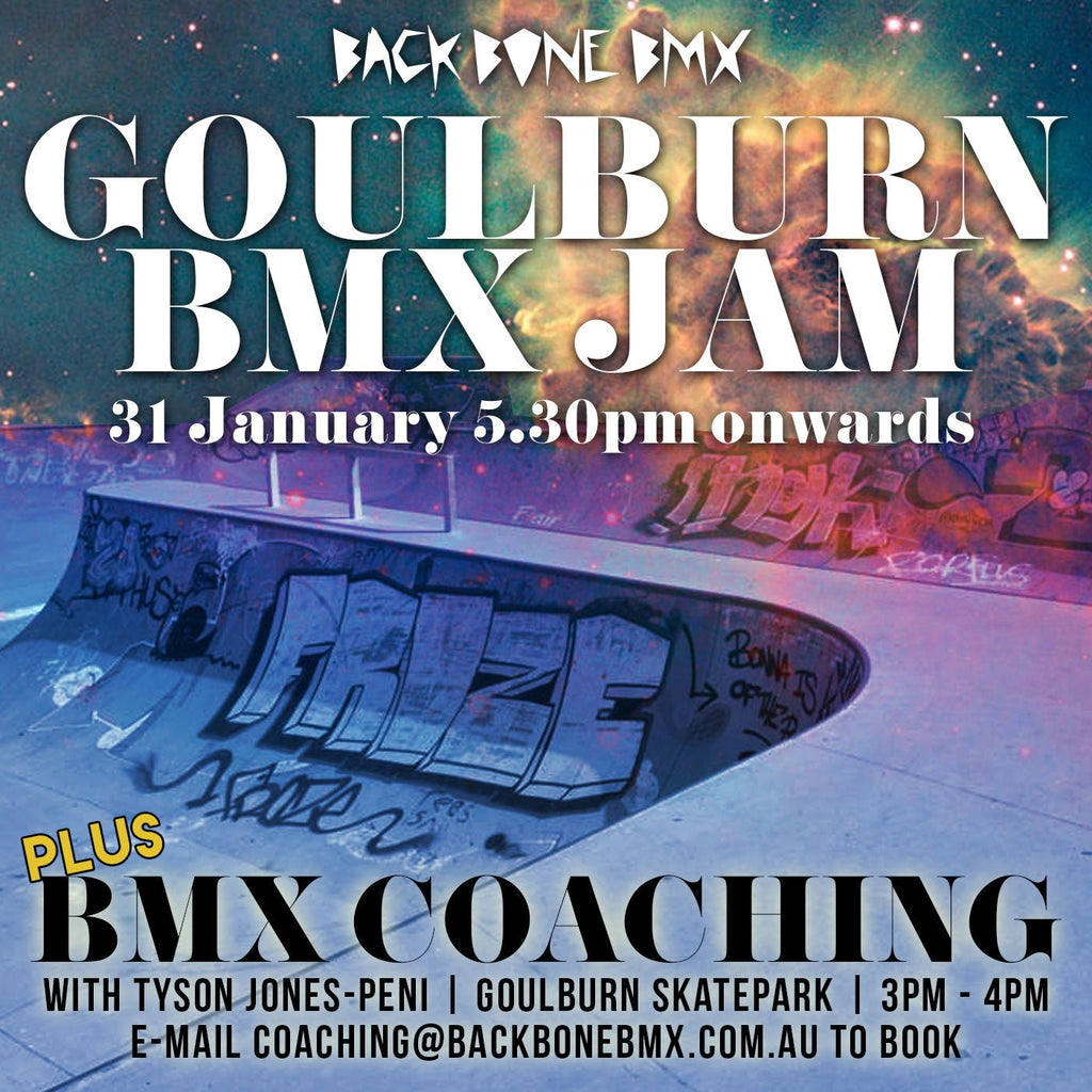 Goulburn BMX Jam and Coaching - Back Bone BMX