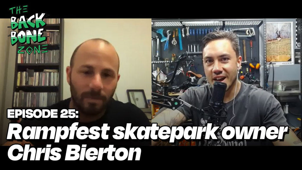Rampfest skatepark owner Chris Bierton - Back Bone Zone Episode 25 - Back Bone BMX