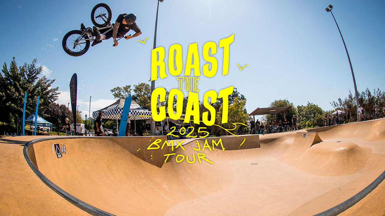 sean gardener bmx turndown at hervey bay skatepark for roast the coast bmx event