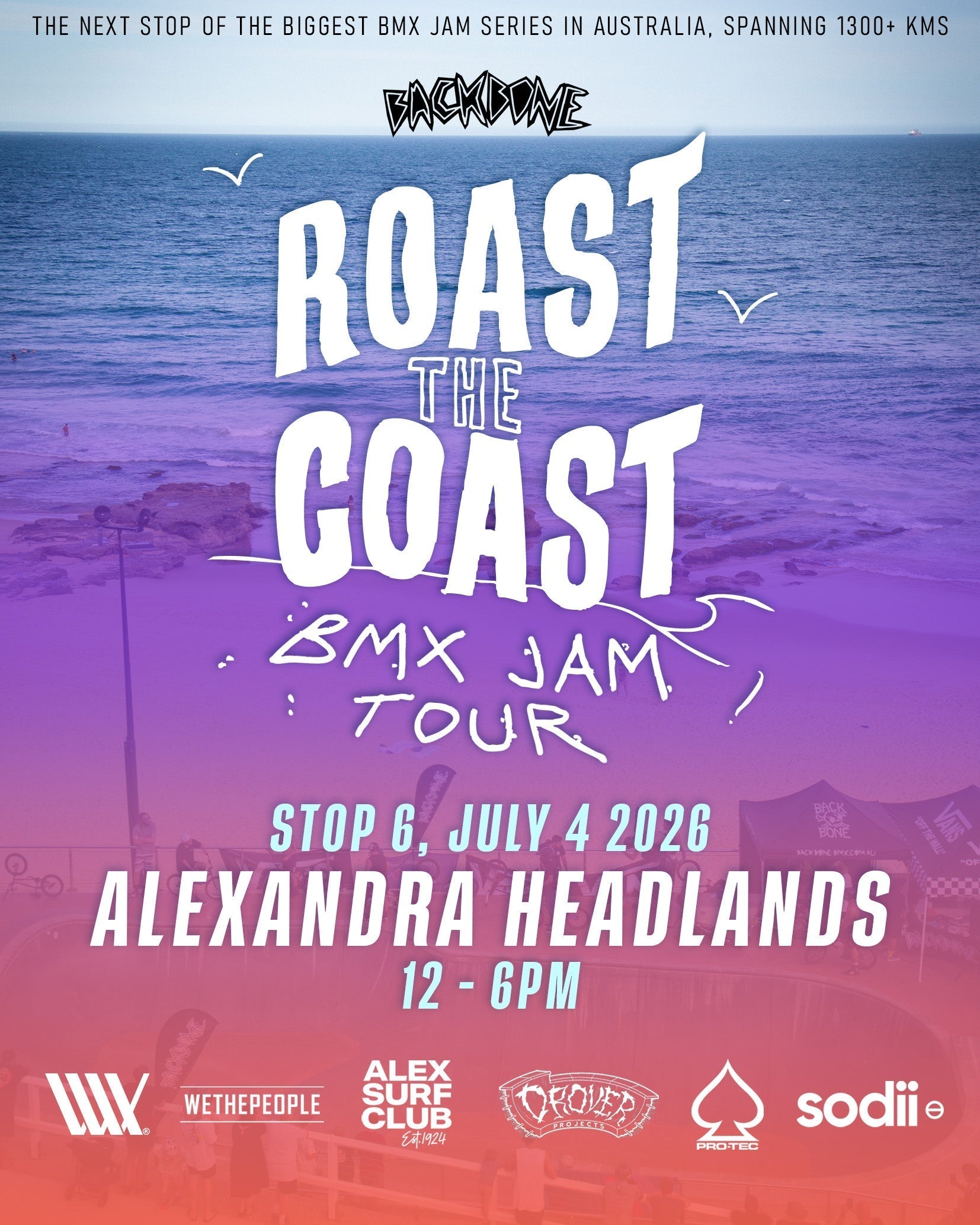 Roast The Coast Stop 6 at Alexandra Headlands