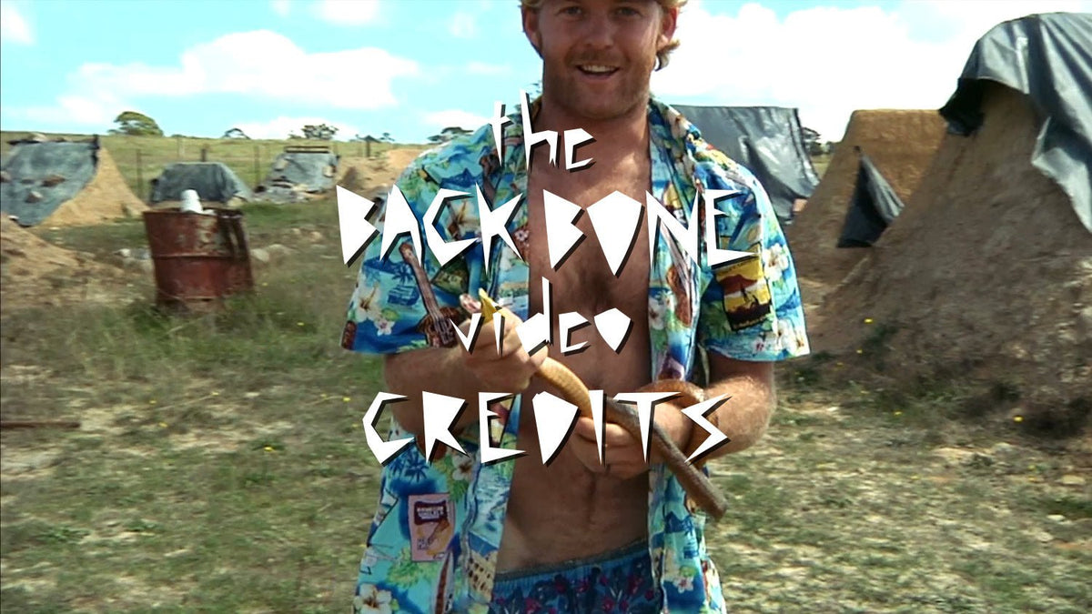 The Back Bone Video - Credits section – Back Bone BMX