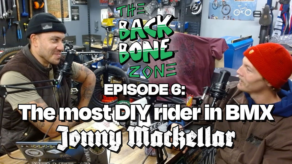 The most do it yourself attitude in BMX: Jonny Mackellar - Back Bone Zone Episode 6 - Back Bone BMX