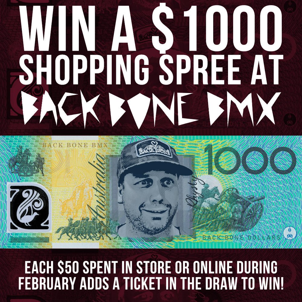 Win a $1000 Shopping Spree at Back Bone BMX - Back Bone BMX