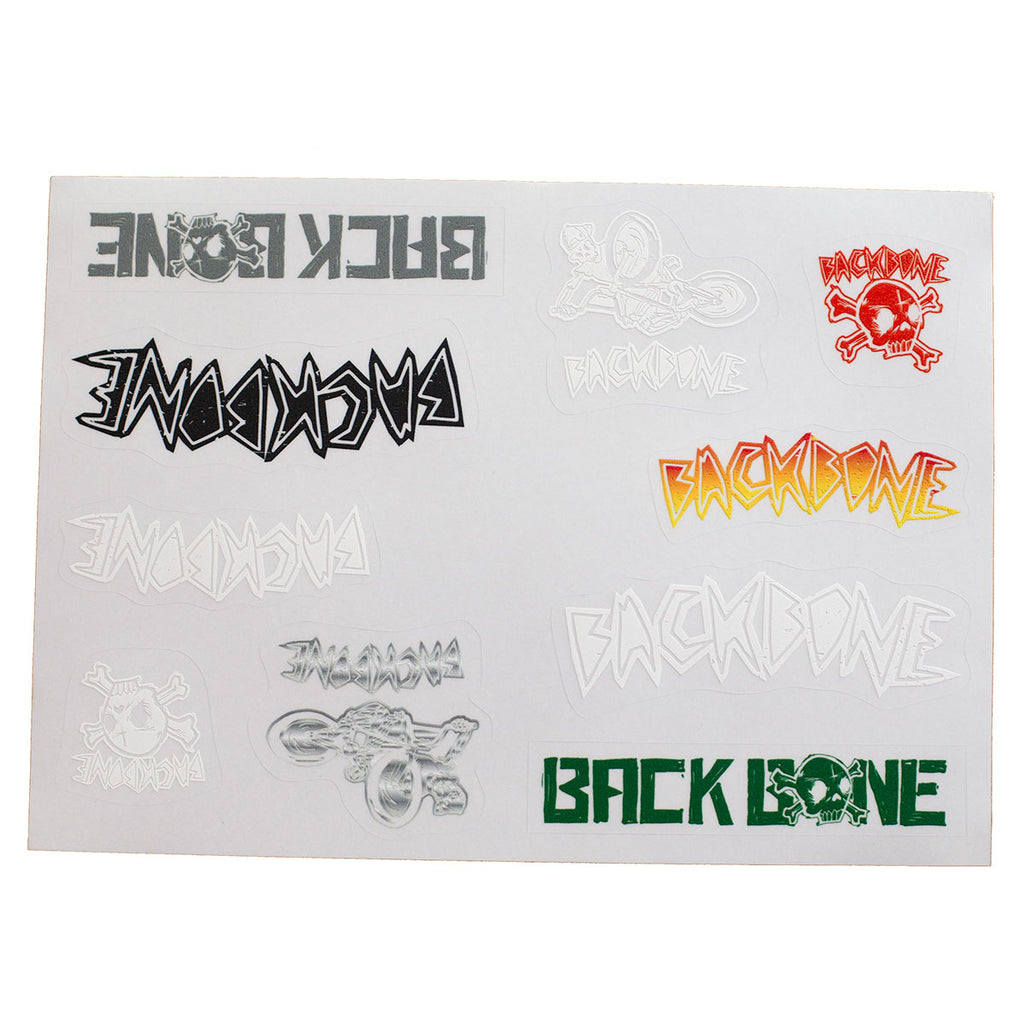 Backbone BMX Sticker Sheet | Buy now at Australia's #1 BMX shop