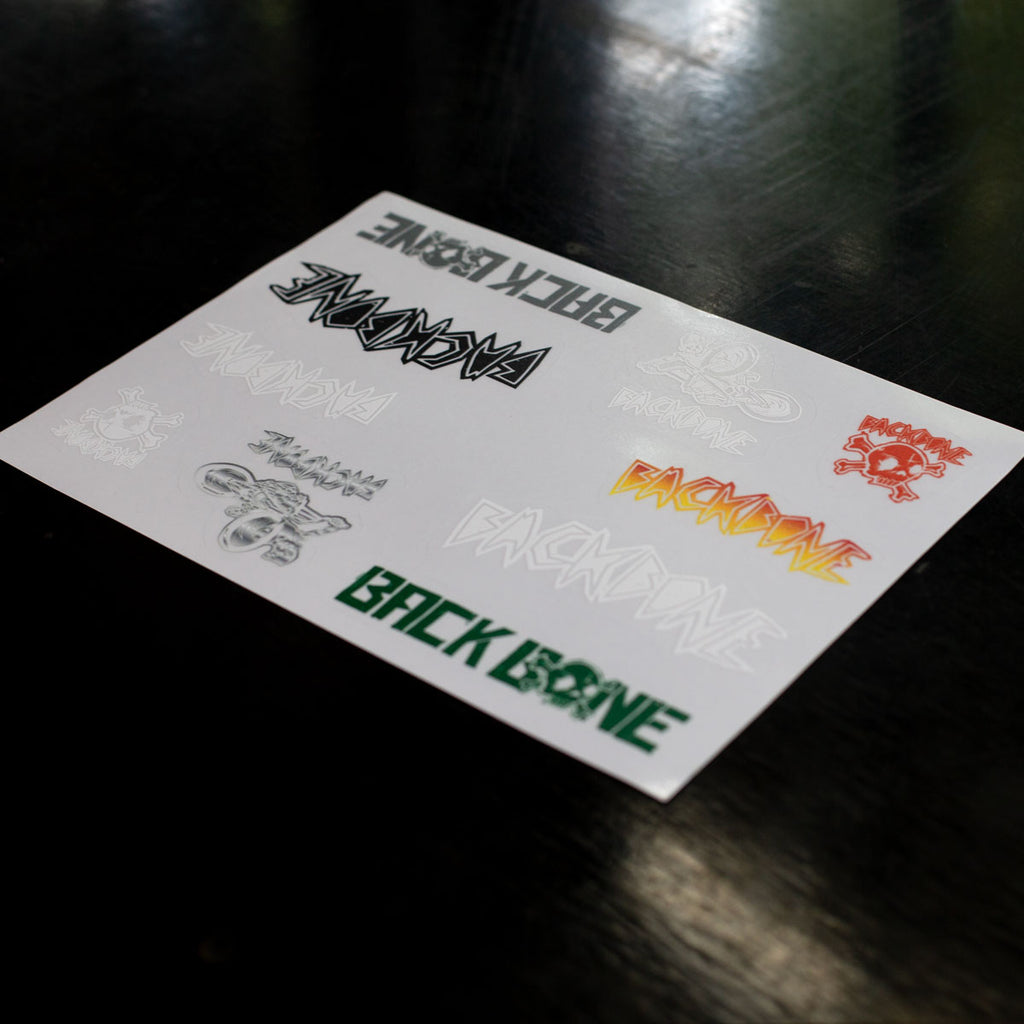 Backbone BMX Sticker Sheet | Buy now at Australia's #1 BMX shop