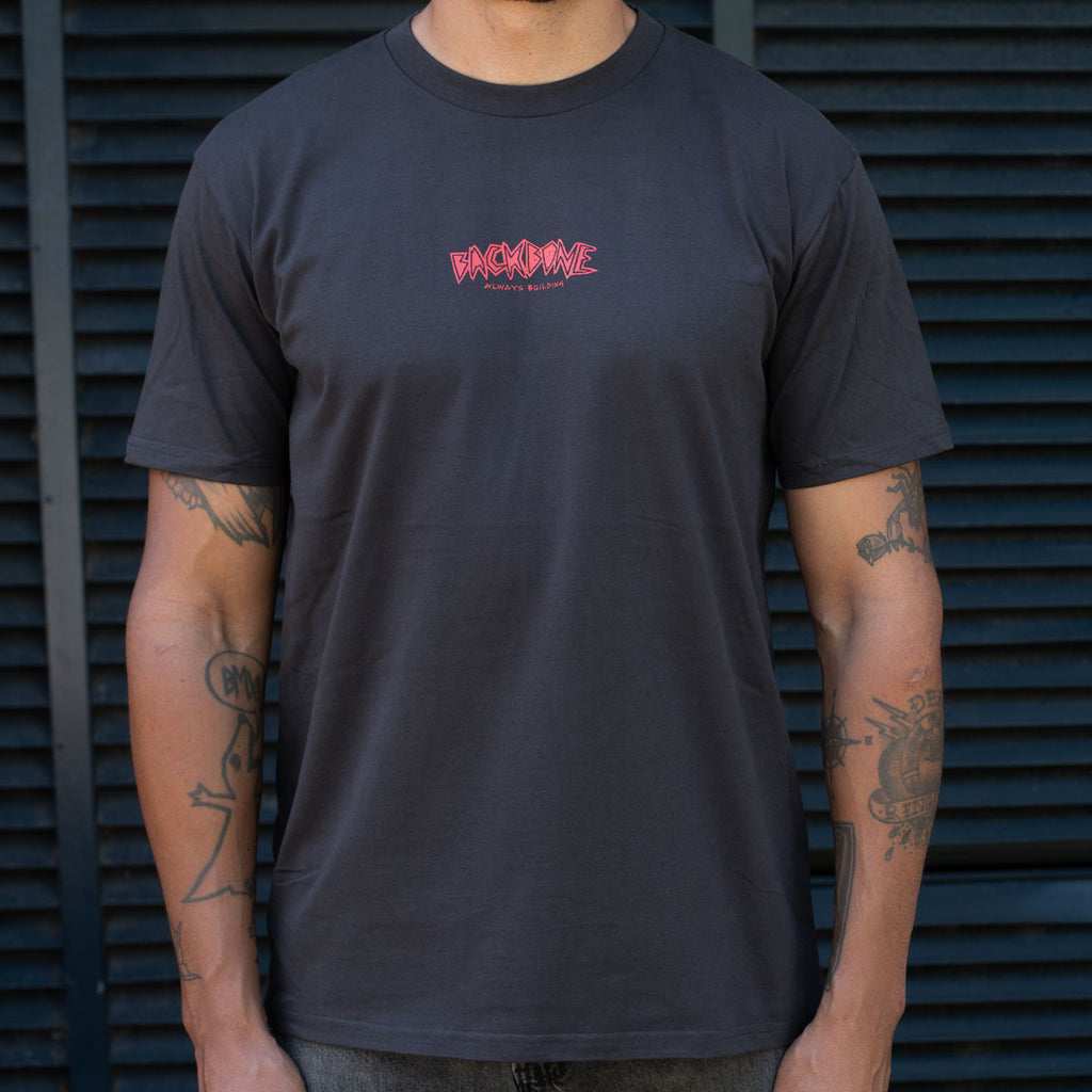 Backbone Always Building T-Shirt | Buy now at Australia's #1 BMX shop