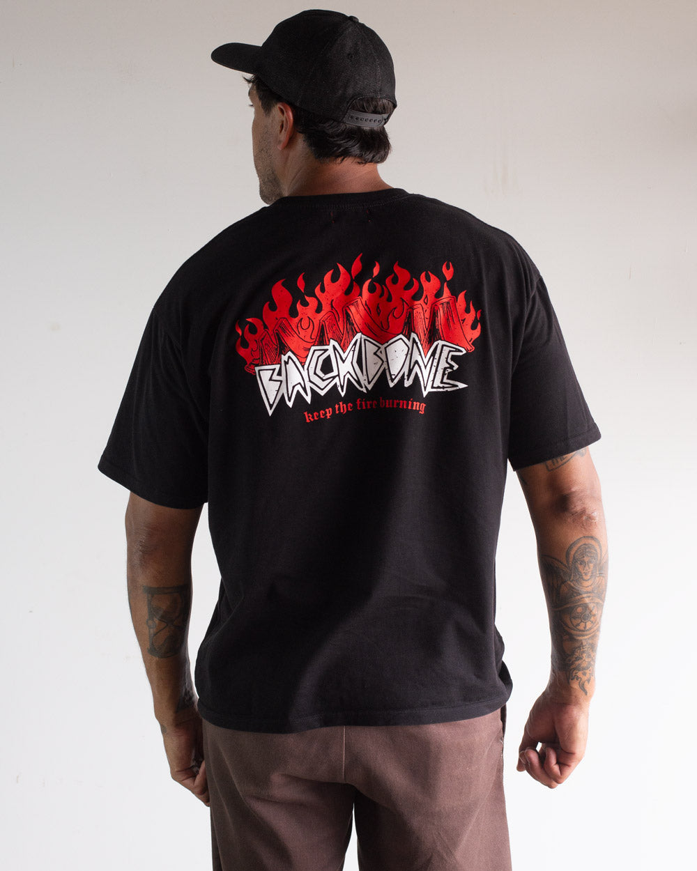 Backbone BMX t-shirt | Fire Burning Tee – Back Bone BMX