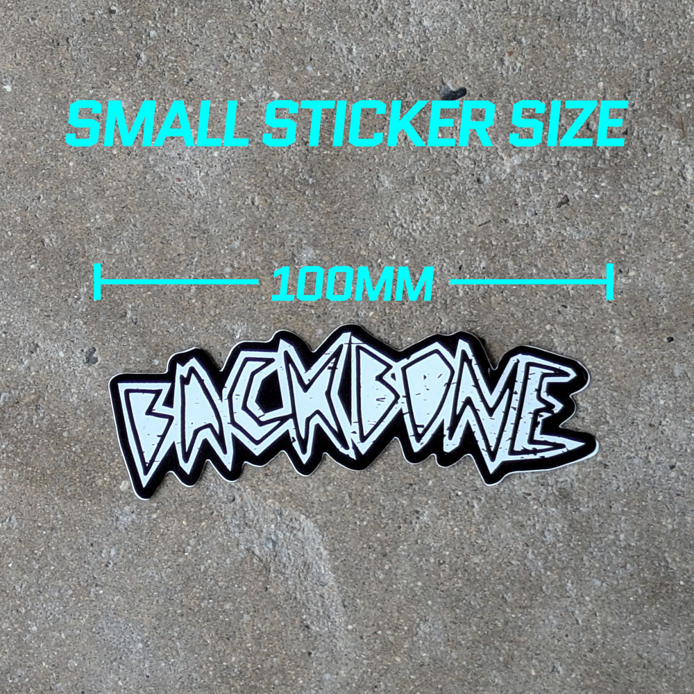 Backbone BMX Die Cut Logo Sticker | Buy now at Australia's #1 BMX shop