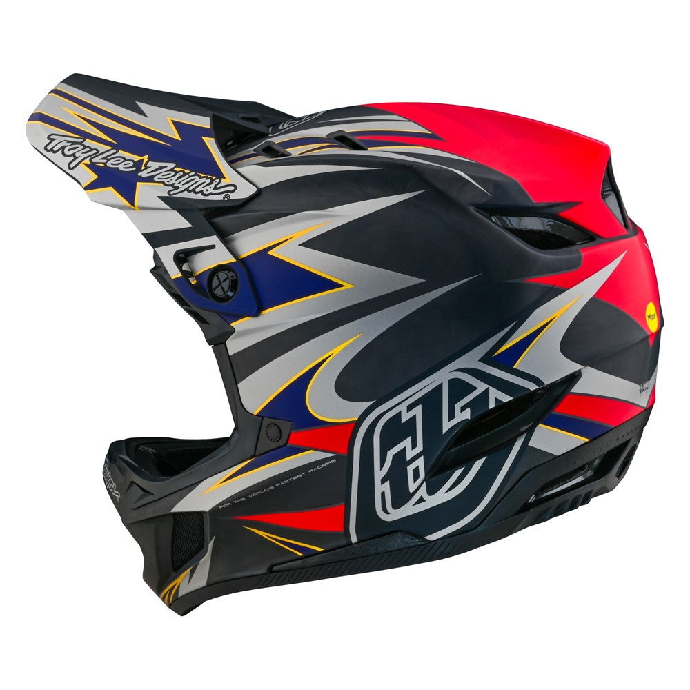 Troy Lee Designs D4 Carbon Mips Helmet (2024) - Inferno Grey | Buy now at Australia's #1 BMX shop