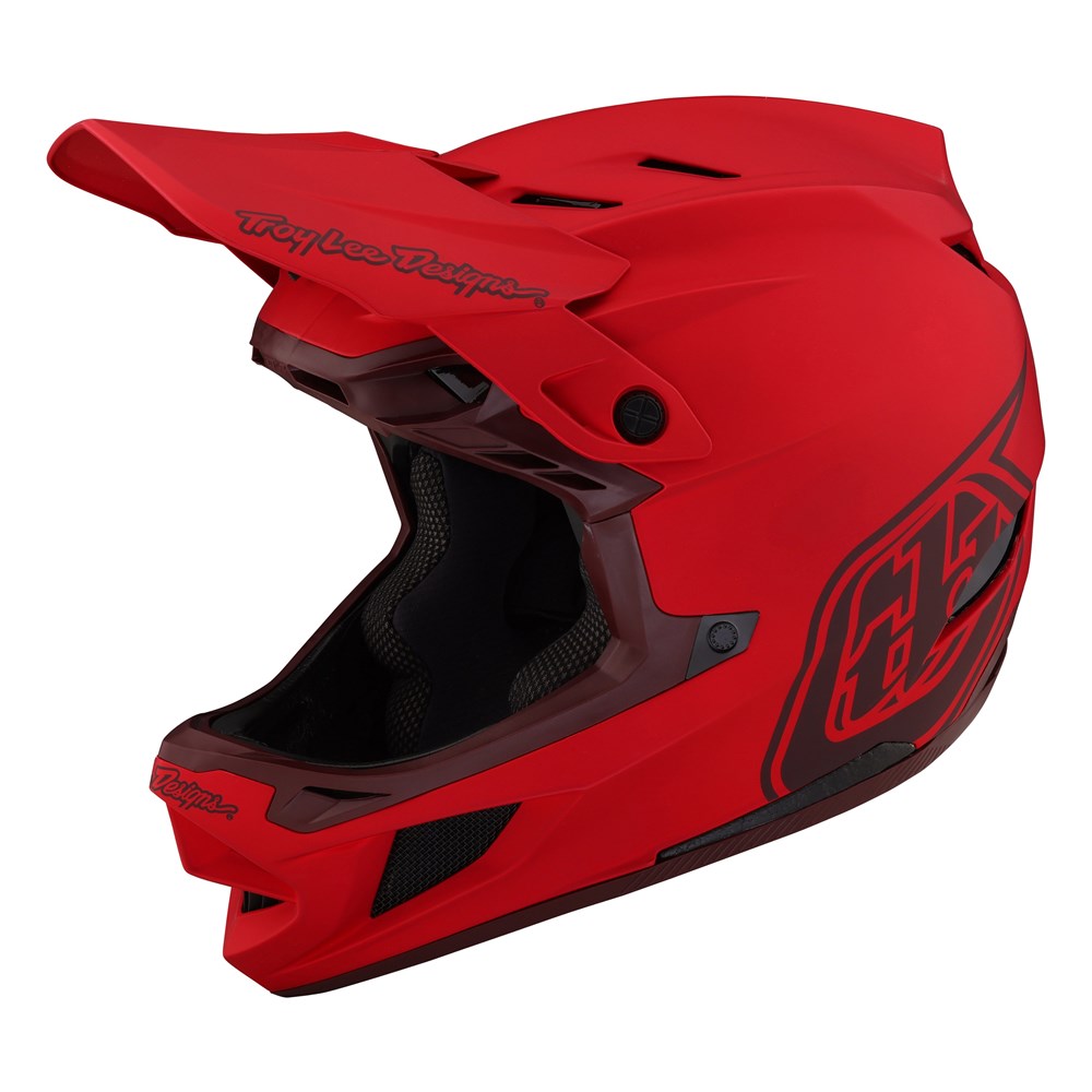 Troy Lee Designs D4 Composite Mips Helmet - Stealth Red | Buy now at Australia's #1 BMX shop