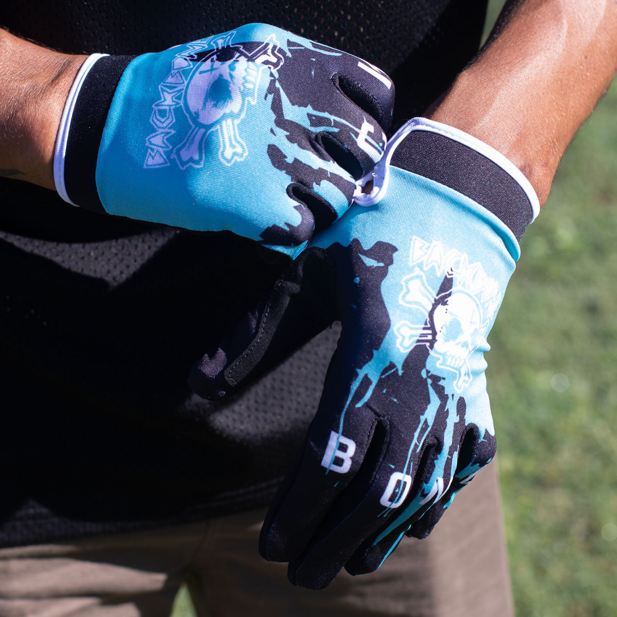 Backbone Gnar Drip Adult Gloves | Buy now at Australia's #1 BMX shop