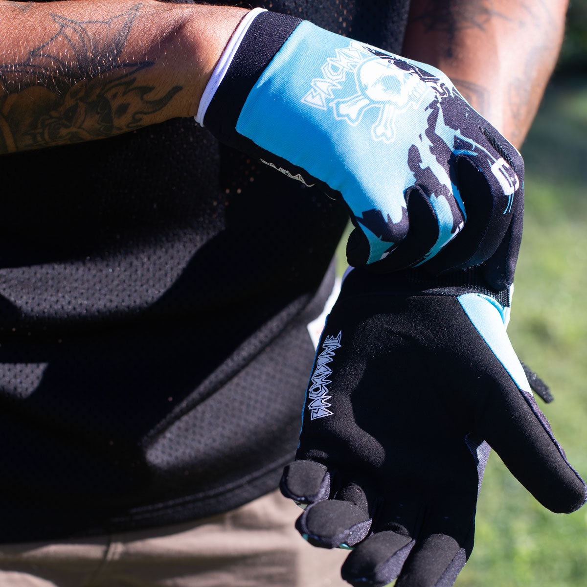 Backbone Gnar Drip Adult Gloves | Buy now at Australia's #1 BMX shop