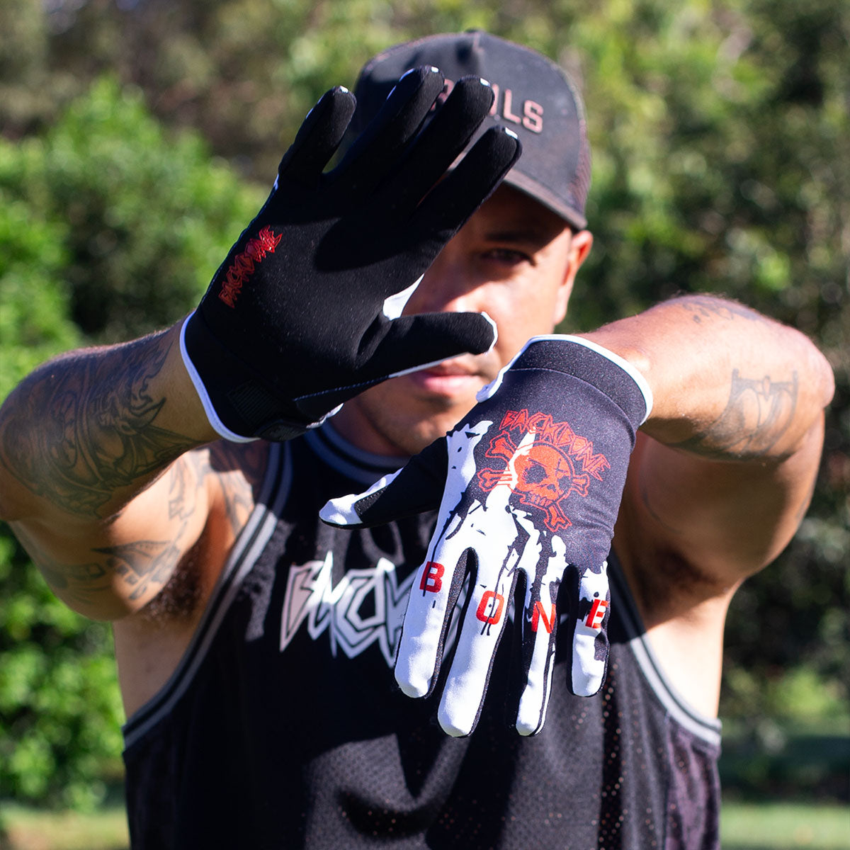 Backbone Gnar Drip Adult Gloves | Buy now at Australia's #1 BMX shop