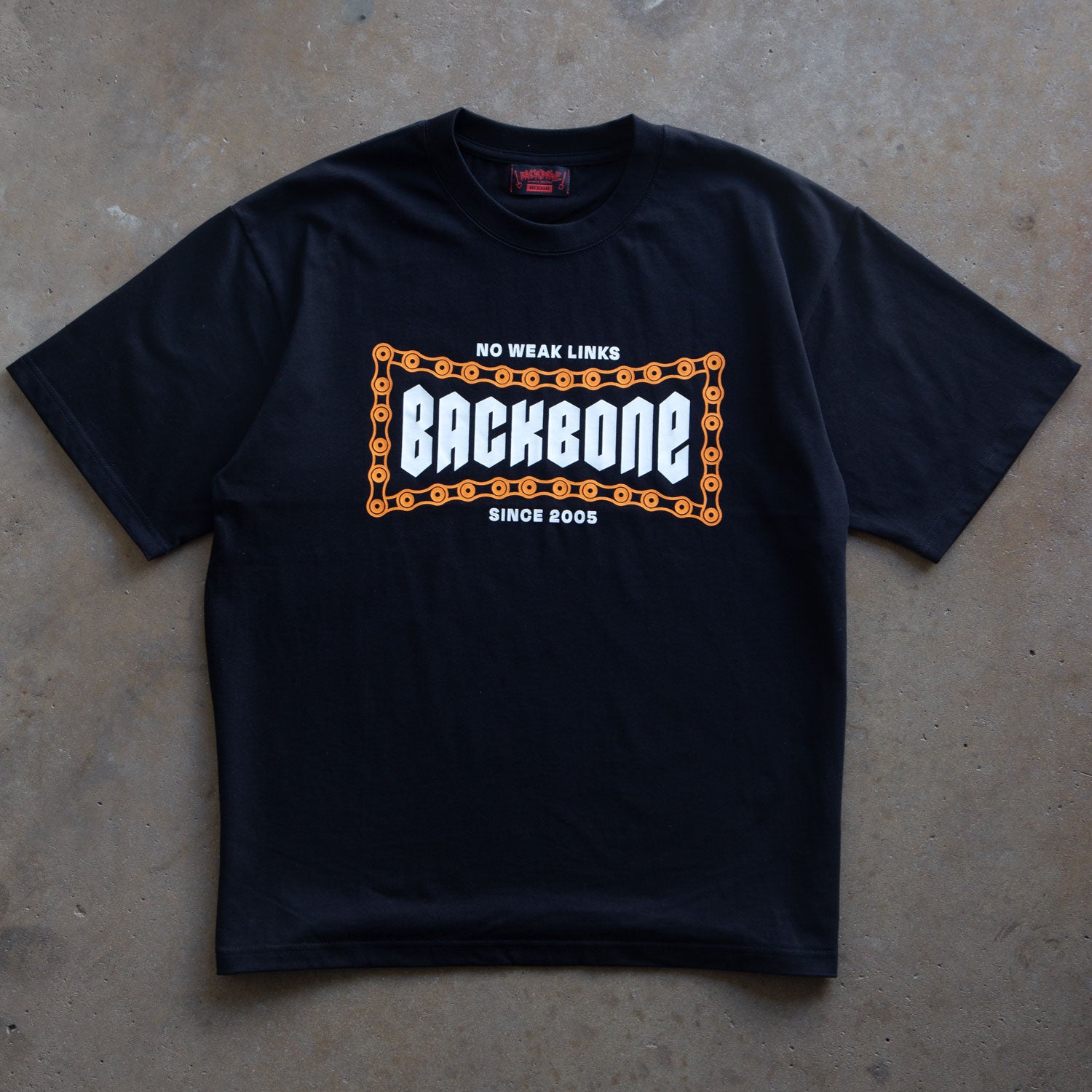 Backbone BMX No Weak Links T-Shirt | Buy now at Australia's #1 BMX shop