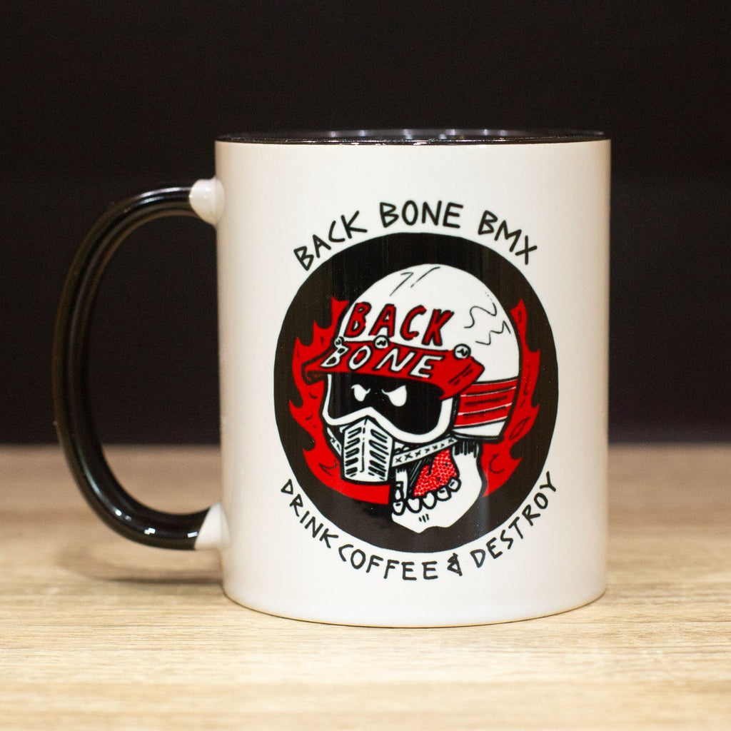Backbone Coffee (and Destroy) Mug - Back Bone BMX