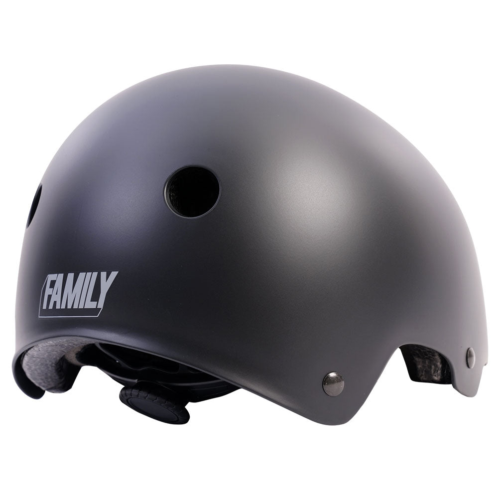 Family BMX Helmet - Matte Black - Back Bone BMX