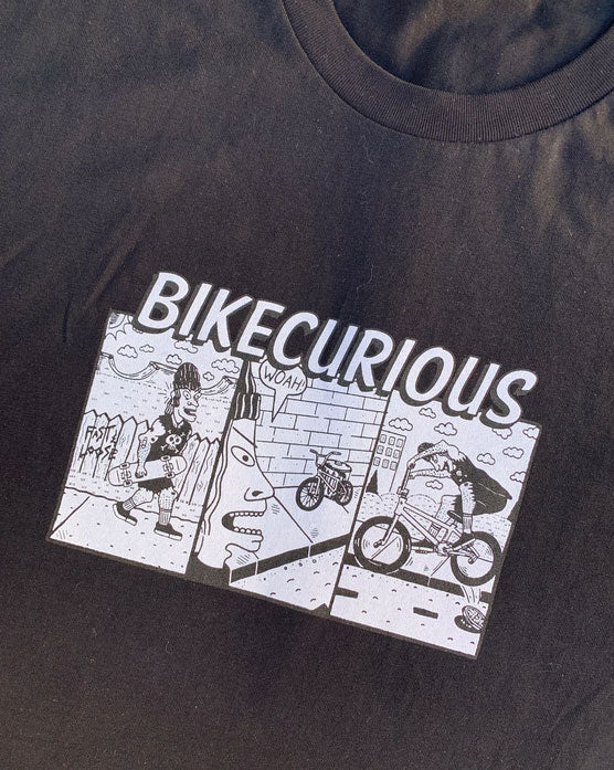 Fast And Loose Bikecurious T-Shirt - Back Bone BMX