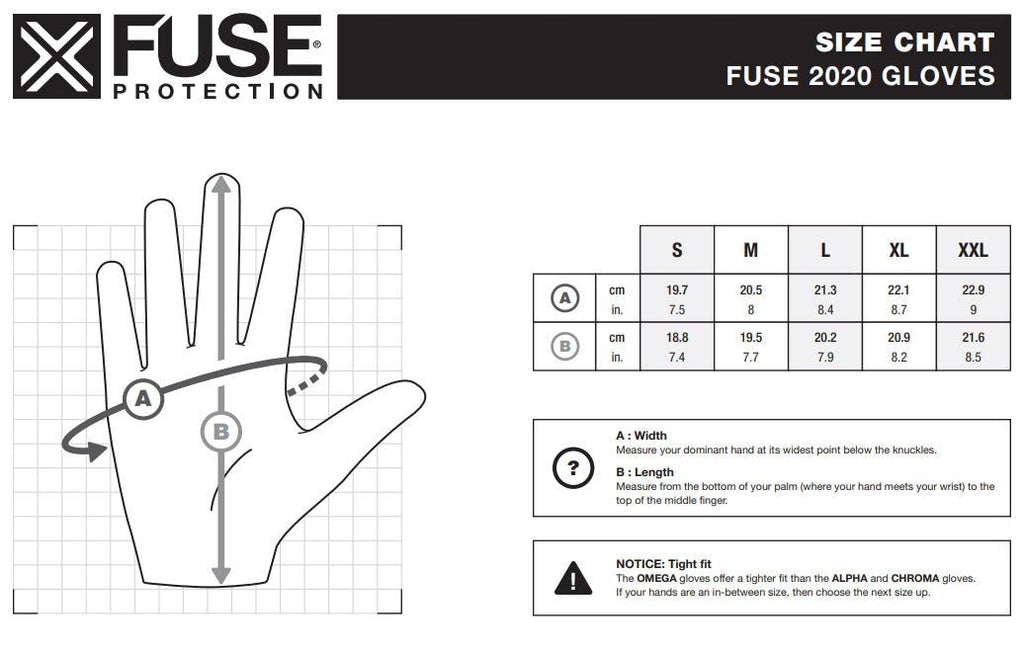 Fuse Chroma Gloves - Dimension | Buy now at Australia's #1 BMX shop