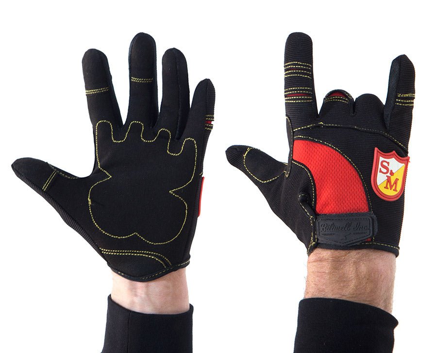 S&M Biltwell Shield Gloves - Back Bone BMX