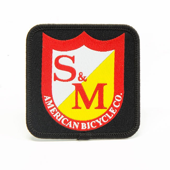 S&M Square Shield Patch - Back Bone BMX